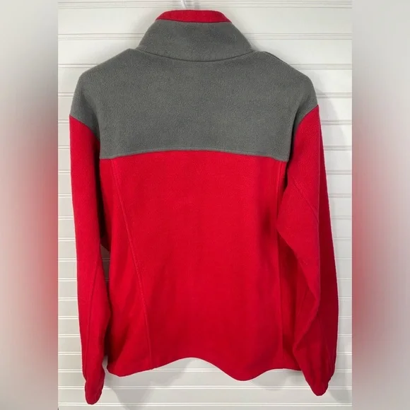 Columbia Red and Gray Jacket Large Mens - Picture 2 of 6